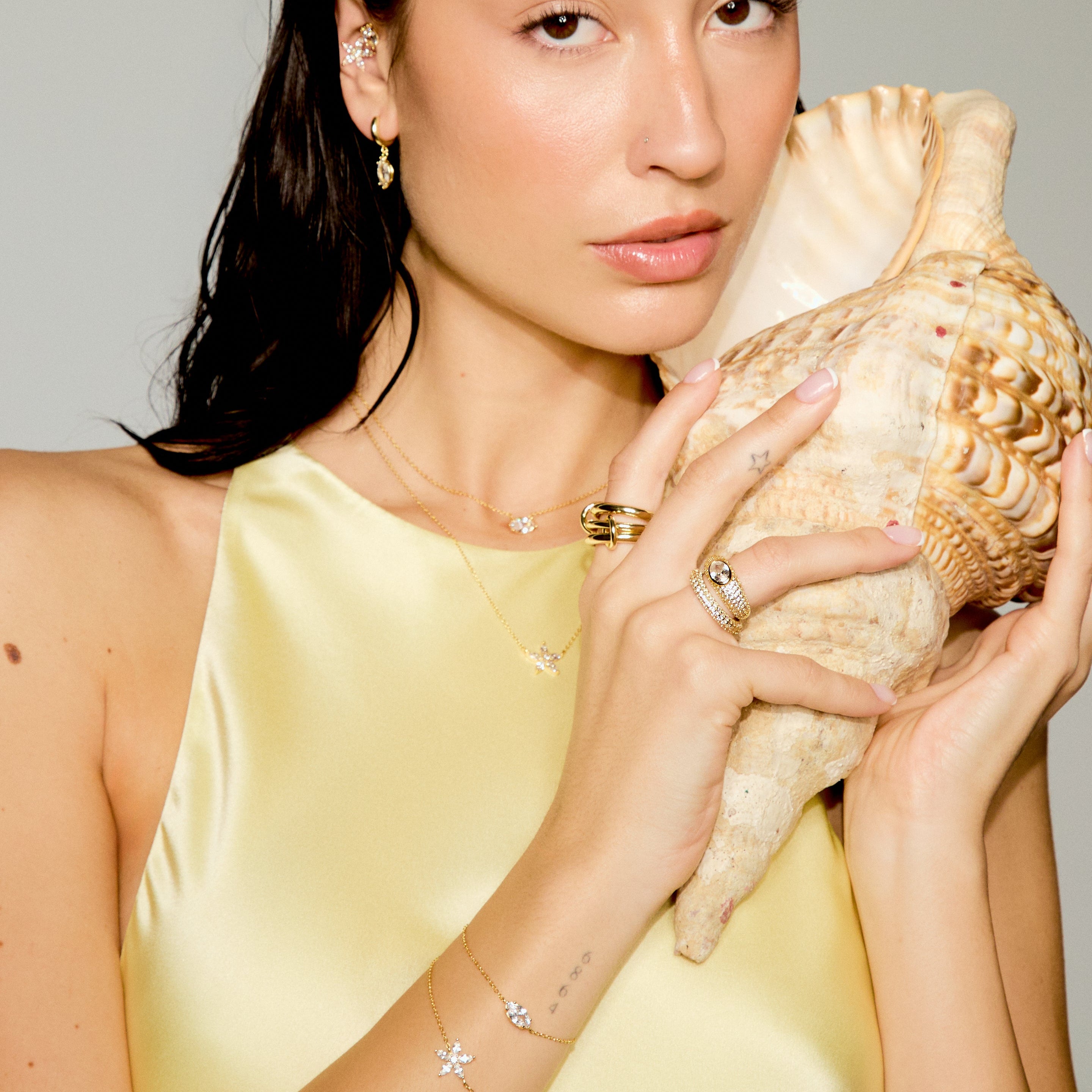 Flower Solitaire Bracelet