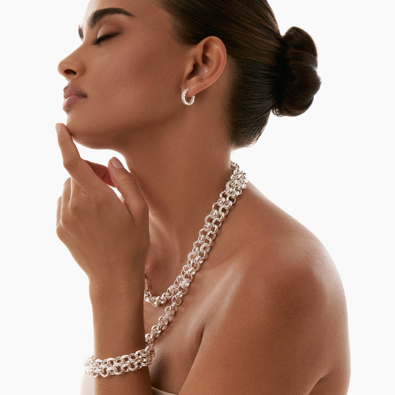 Maximalist Rolo Pavé Bracelet