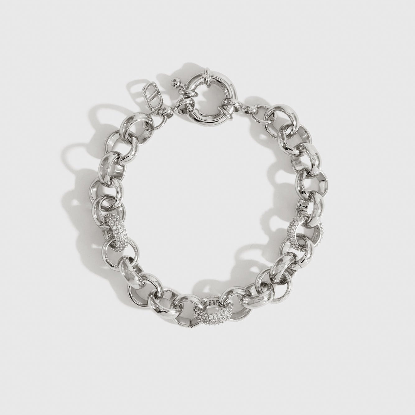 Maximalist Rolo Pavé Bracelet