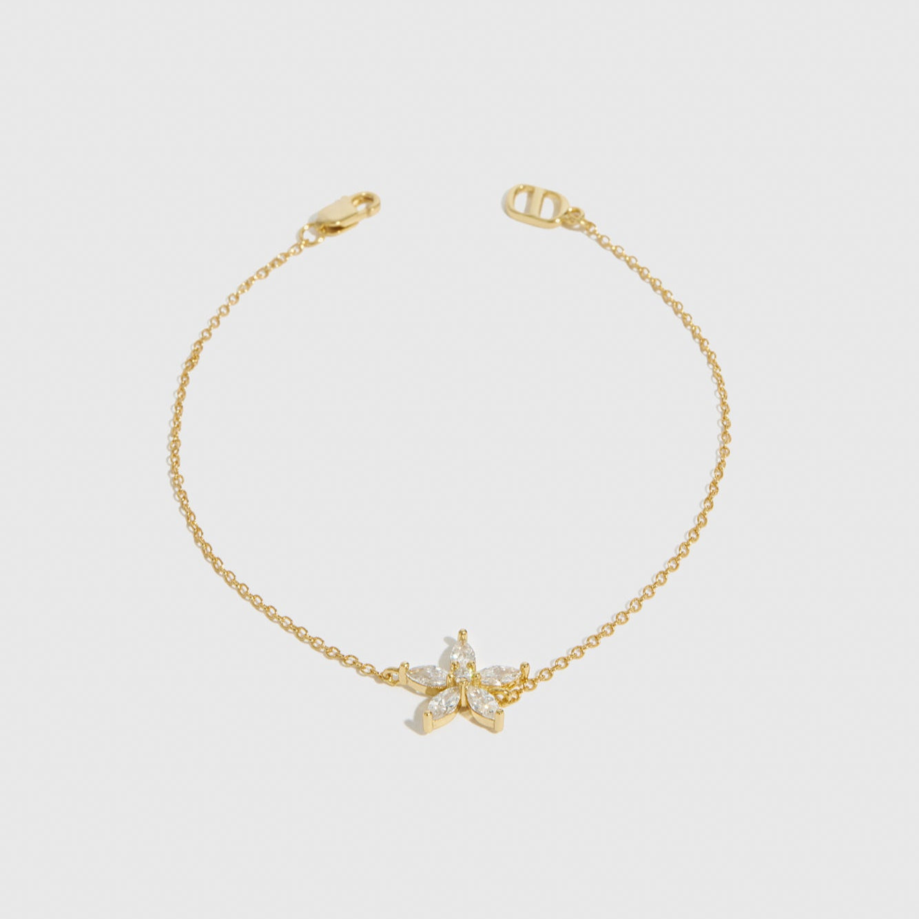 Flower Solitaire Bracelet