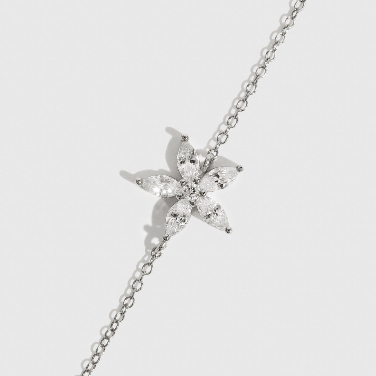 Flower Solitaire Bracelet