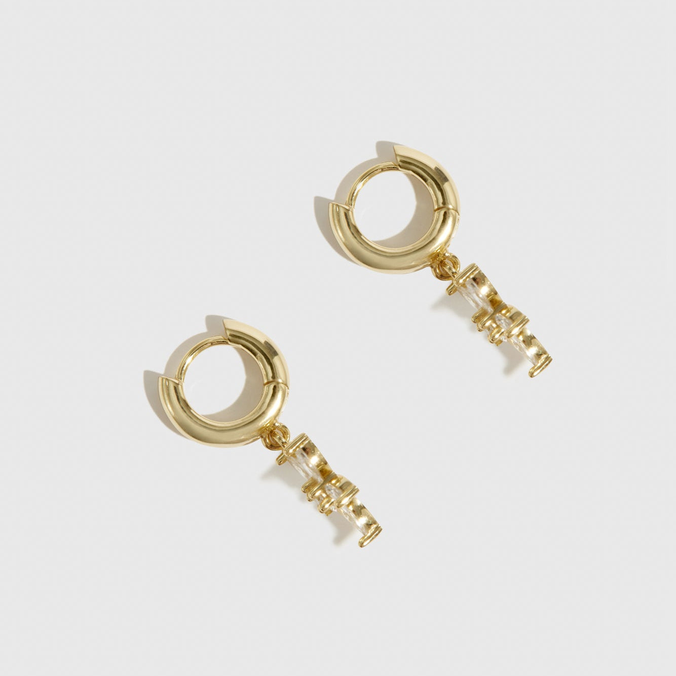 Flower Solitaire Huggies